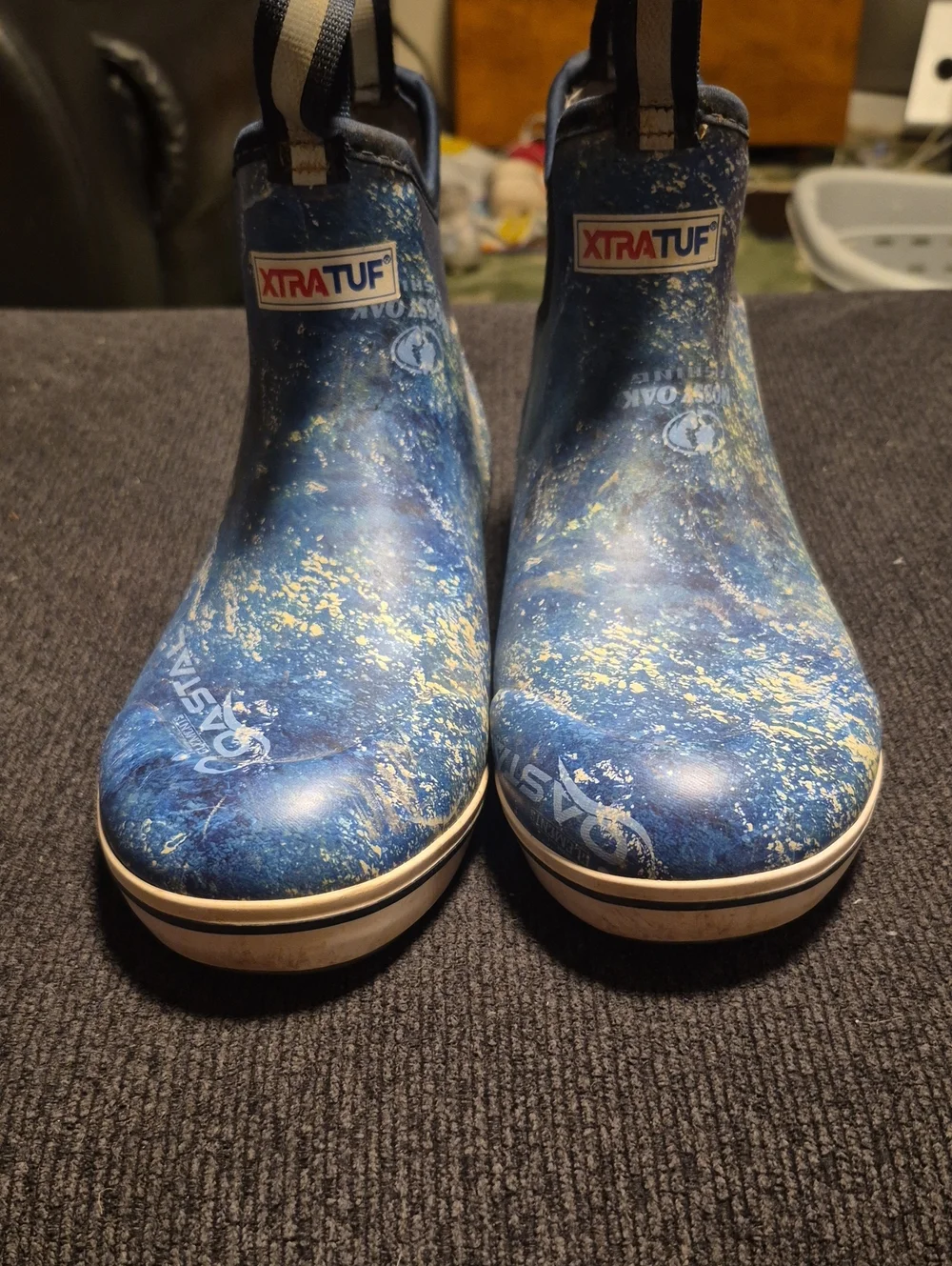 XTRATUF Men's Blue Waterproof Rain & Snow Ankle Boots